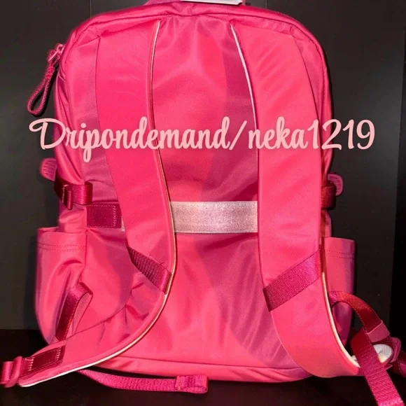 Lululemon New Crew Backpack 22L Updated- Raspberry Coulis
